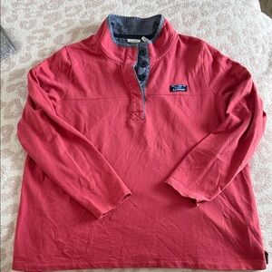 LL Bean collared shirt